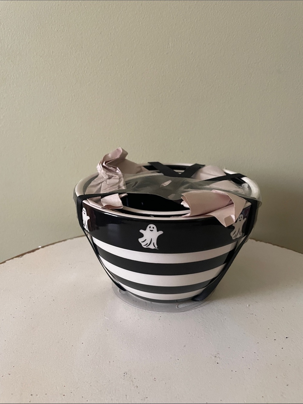 Halloween ghost bowls
